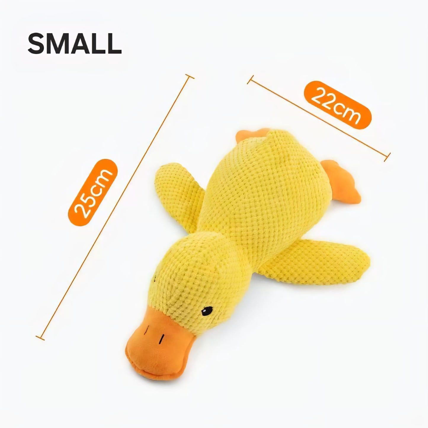 Squeaky Duck Plush Toy – A fun and durable companion for your furbaby, perfect for chewing, biting, and playtime cuddles