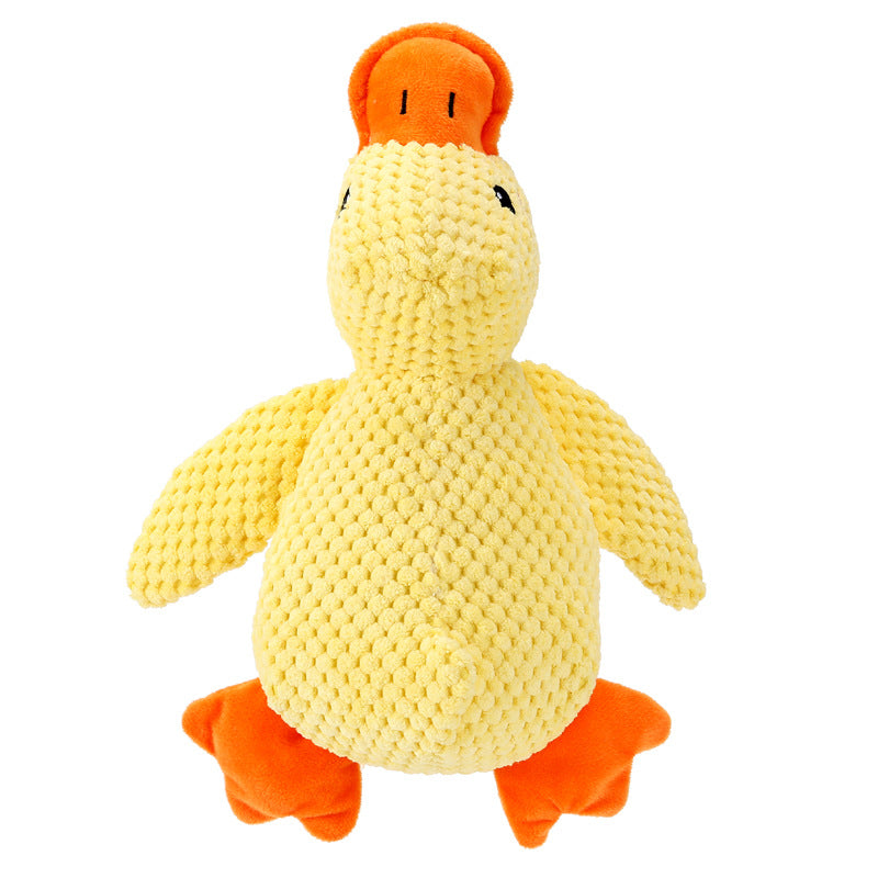 Squeaky Duck Plush Toy – A fun and durable companion for your furbaby, perfect for chewing, biting, and playtime cuddles