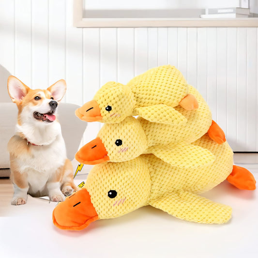 Squeaky Duck Plush Toy – A fun and durable companion for your furbaby, perfect for chewing, biting, and playtime cuddles